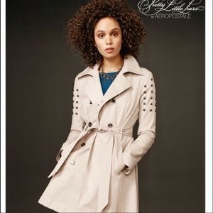 Aeropostale Pretty Little Liar Trench Coat NWT